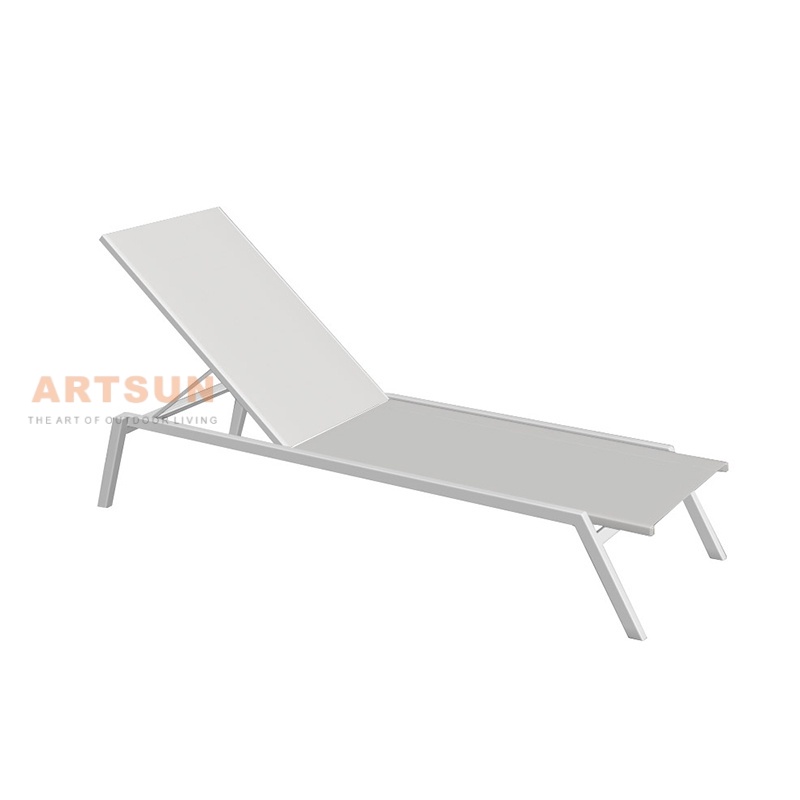 Lugar de playa de aluminio ajustable para uso en la piscina y el patio
