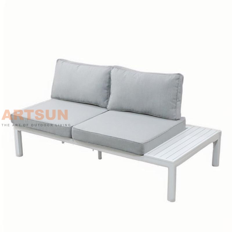 Moderno sofá modular segmentado al aire libre