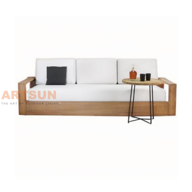 Juego de sofás de exterior de madera de teca de alta gama