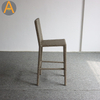 Fábrica directa de mimbre rattan silla de bar alto para al aire libre