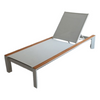 Silla de salón de aluminio de aluminio reclinable de alta calidad