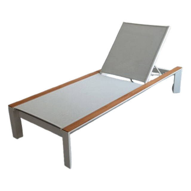 Silla de salón de aluminio de aluminio reclinable de alta calidad