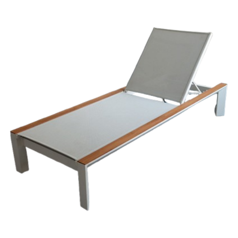 Silla de salón de aluminio de aluminio reclinable de alta calidad