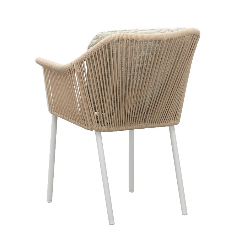 Fabricante profesional Muebles para exteriores Silla de cuerda para cafetería