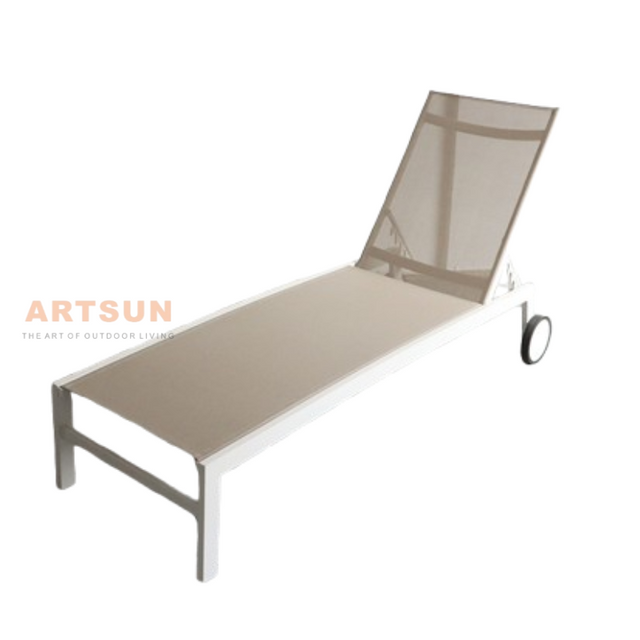 Nuevo diseño fuera de muebles de muebles junto a la piscina de la playa solar tumbona