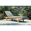 Madera de teca de grado premium Tomero reclinable para el spa para spa