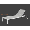 Lugar de playa de aluminio ajustable para uso en la piscina y el patio