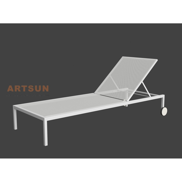 Lugar de playa de aluminio ajustable para uso en la piscina y el patio