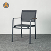 Fabricante profesional Muebles para exteriores Silla de aluminio apilable para cafetería
