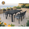 AS-D018 Juego de comedor de aluminio duradero para al aire libre