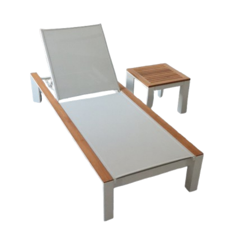 Silla de salón de aluminio de aluminio reclinable de alta calidad
