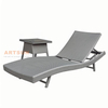 Durable Rattan Rattan Outdoor Titor con mesa auxiliar opcional combinada