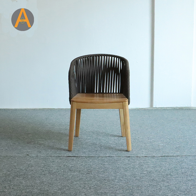 Silla de comedor de madera de teca de certificado FSC de venta caliente FSC
