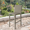 Fábrica directa de mimbre rattan silla de bar alto para al aire libre