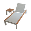 Silla de salón de aluminio de aluminio reclinable de alta calidad