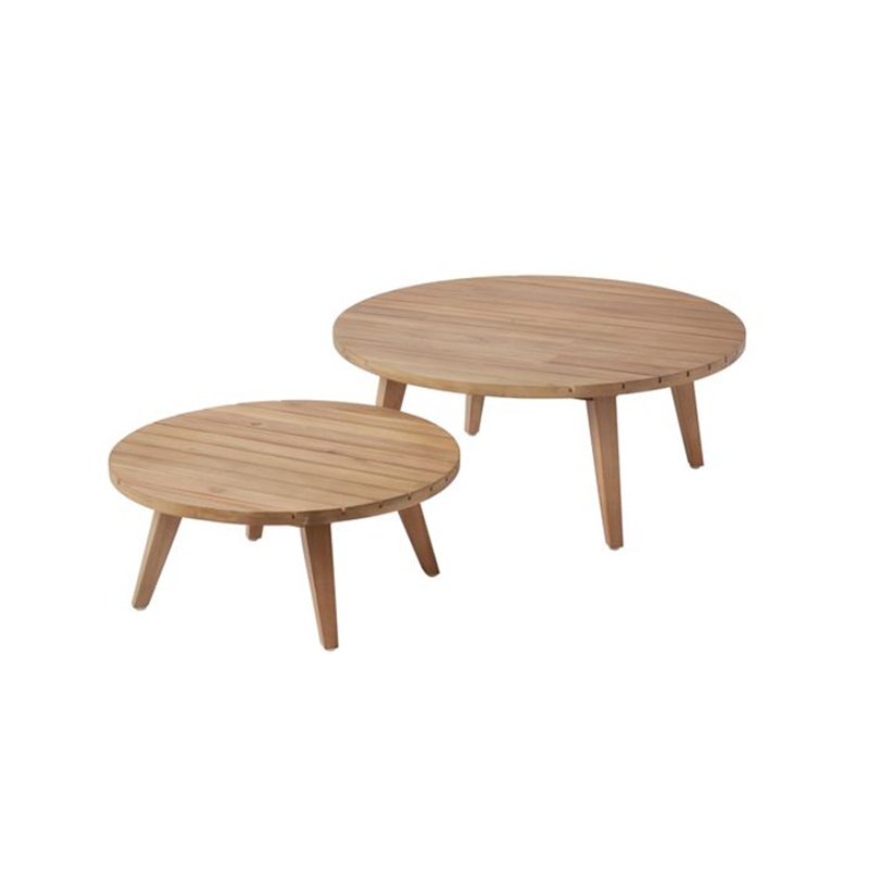 Precio de fábrica set de sofá de patio de esquina de madera de madera