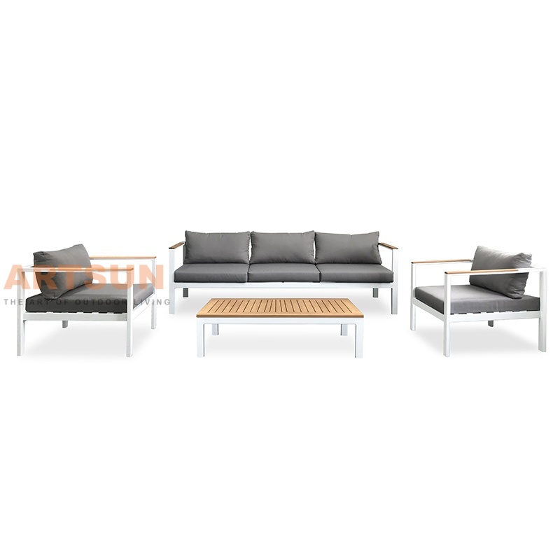 Sofá de café de ocio de todo el clima para la terraza para la terraza