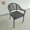 Silla de jardín de mimbre de ratán profesional