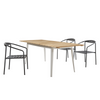 Sillas de mesa al aire libre de aluminio de alta calidad para patio para patio
