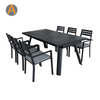 AS-D018 Juego de comedor de aluminio duradero para al aire libre
