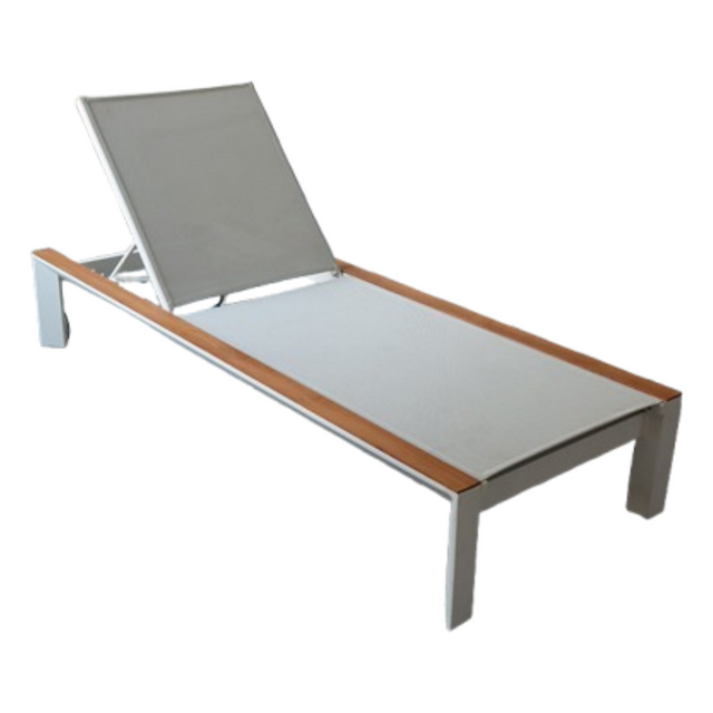 Silla de salón de aluminio de aluminio reclinable de alta calidad