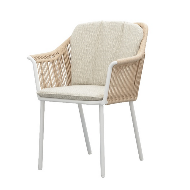 Fabricante profesional Muebles para exteriores Silla de cuerda para cafetería