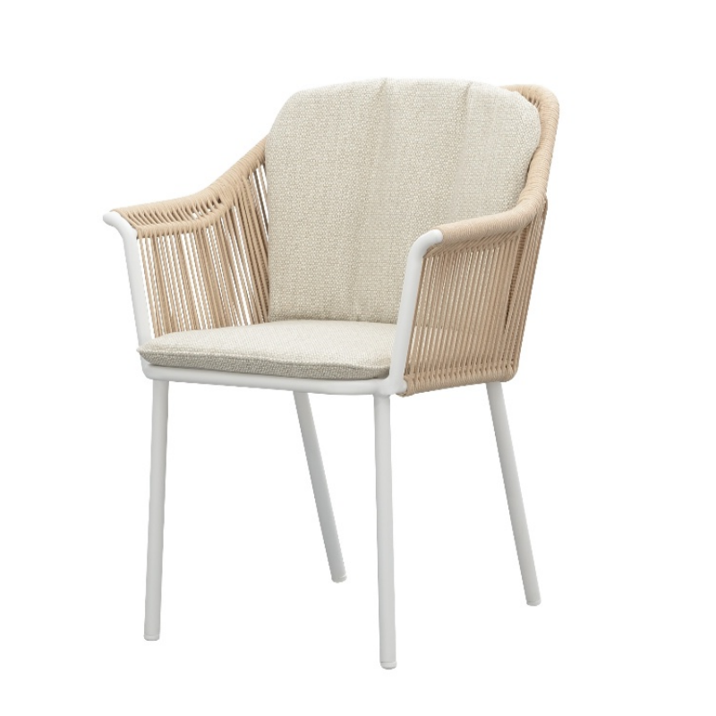 Fabricante profesional Muebles para exteriores Silla de cuerda para cafetería