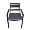 Silla de comedor de aluminio moderna para cafetería y cafetería