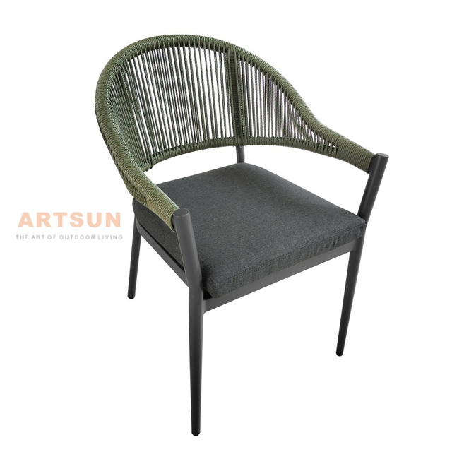 Silla de cuerda al aire libre al aire libre de fábrica para balcón al aire libre