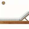 Hotel Resort Beach Chaise Lounge Teak Madre Marco de madera solar para la piscina al aire libre