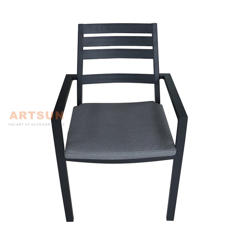 Silla de comedor de aluminio moderna para cafetería