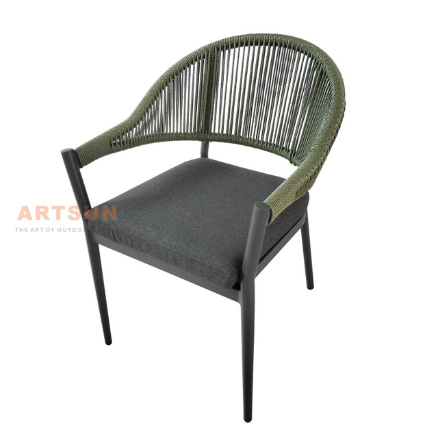 Silla de cuerda al aire libre al aire libre de fábrica para balcón al aire libre