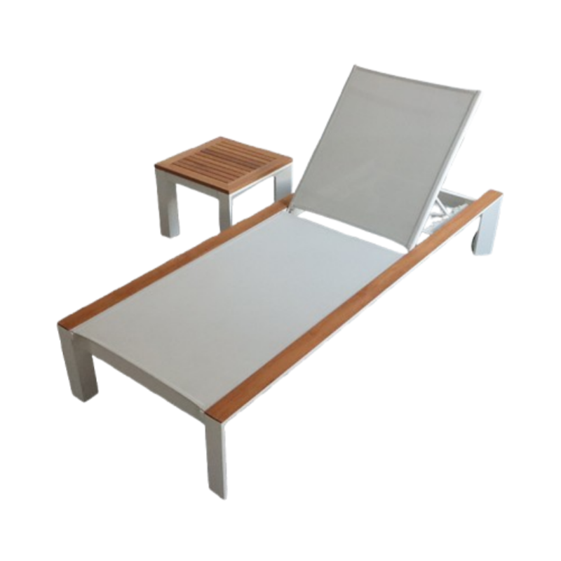 Silla de salón de aluminio de aluminio reclinable de alta calidad