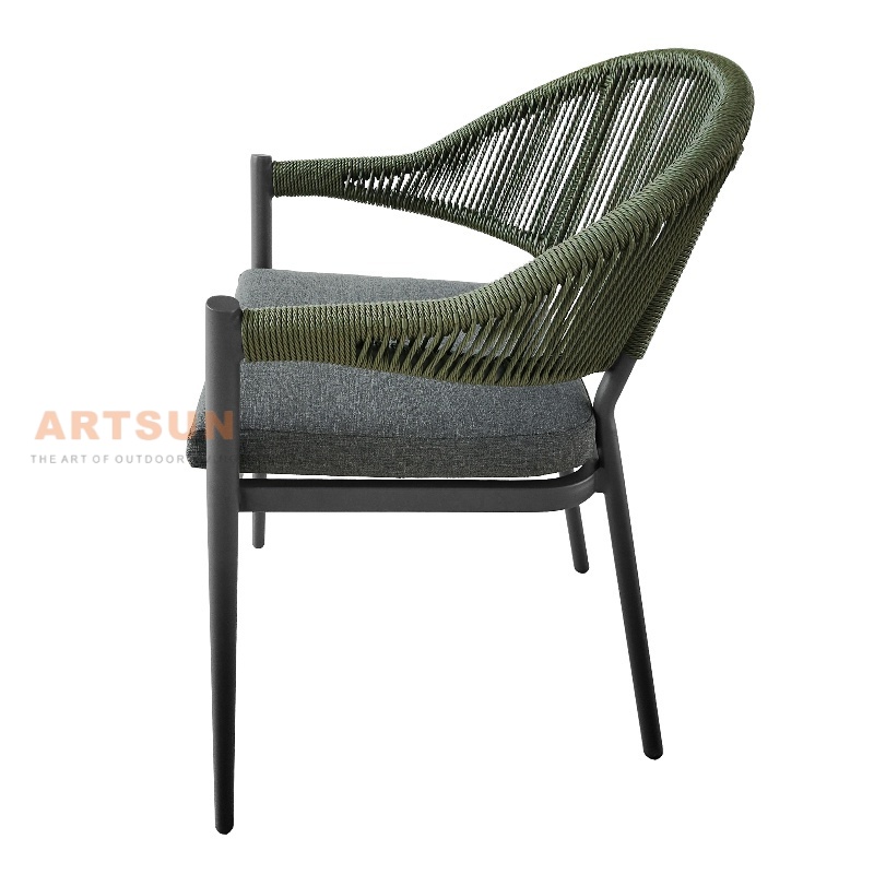 Silla de cuerda al aire libre al aire libre de fábrica para balcón al aire libre