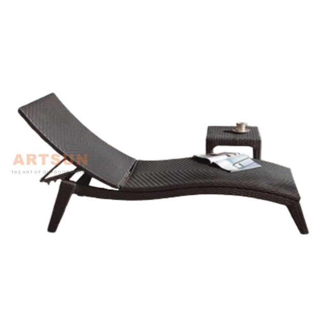 Ratán para todo clima Sun Sunger con respaldo ajustable para spa