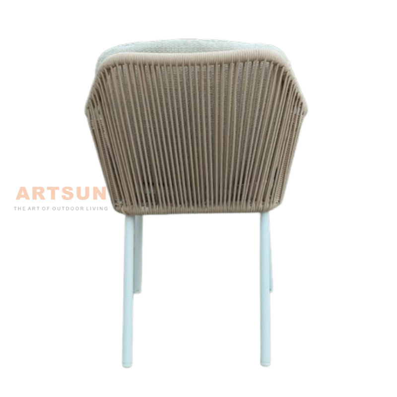 Fabricante profesional Muebles para exteriores Silla de cuerda para cafetería