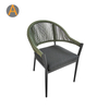 Silla de jardín de mimbre de ratán profesional