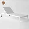 Silla solar de aluminio de aluminio silla de tumbona para jardín para jardín