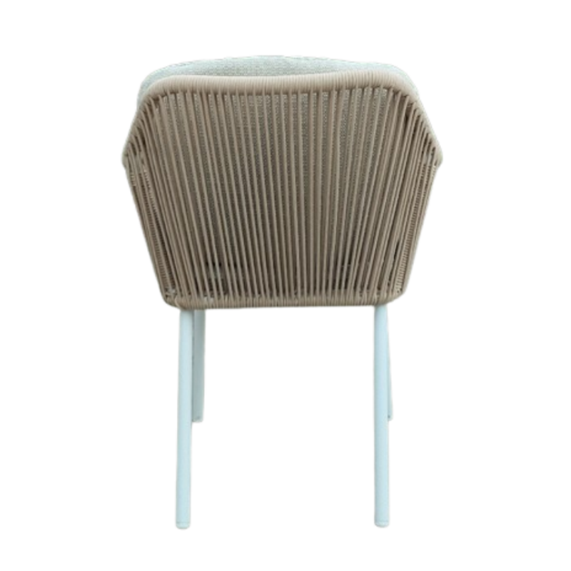 Fabricante profesional Muebles para exteriores Silla de cuerda para cafetería