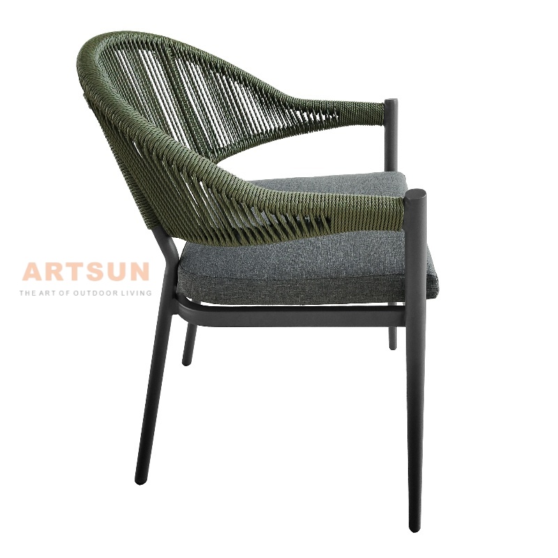 Silla de cuerda al aire libre al aire libre de fábrica para balcón al aire libre
