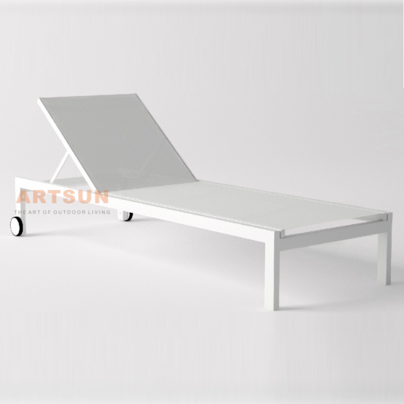 Silla de salón de aluminio de aluminio reclinable de alta calidad 