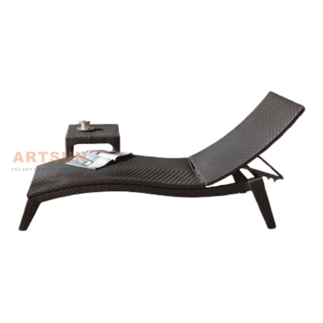 Ratán para todo clima Sun Sunger con respaldo ajustable para spa