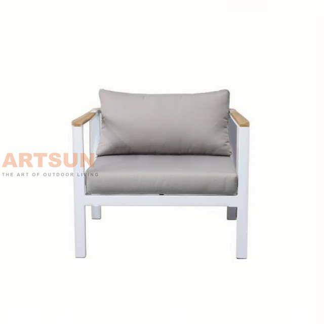 Sofá de café de ocio de todo el clima para la terraza para la terraza