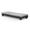 Linga de teca de aluminio de estilo europeo Bed de sol al aire libre