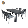 AS-D018 Juego de comedor de aluminio duradero para al aire libre