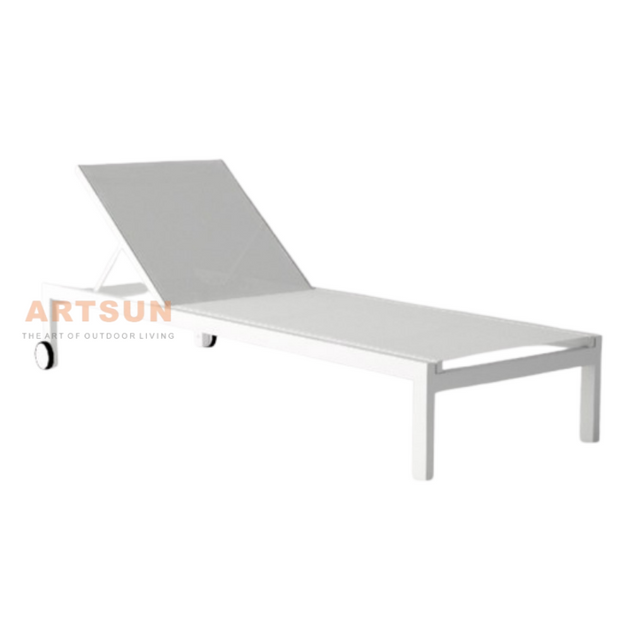 Silla de salón de aluminio de aluminio reclinable de alta calidad 