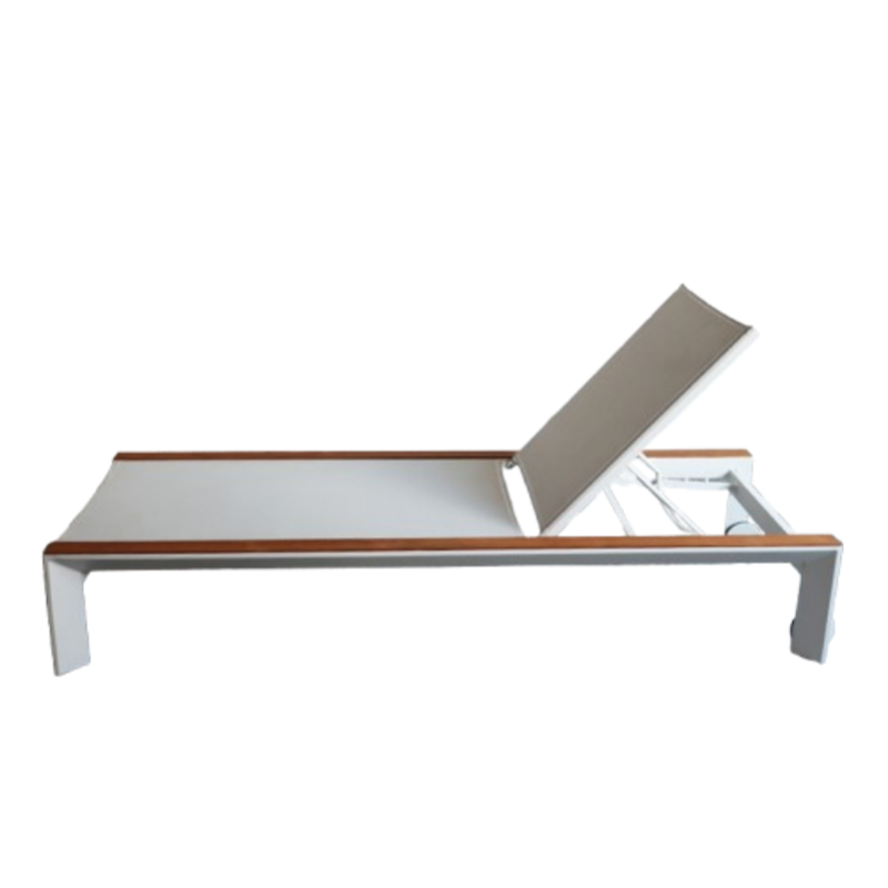 Silla de salón de aluminio de aluminio reclinable de alta calidad