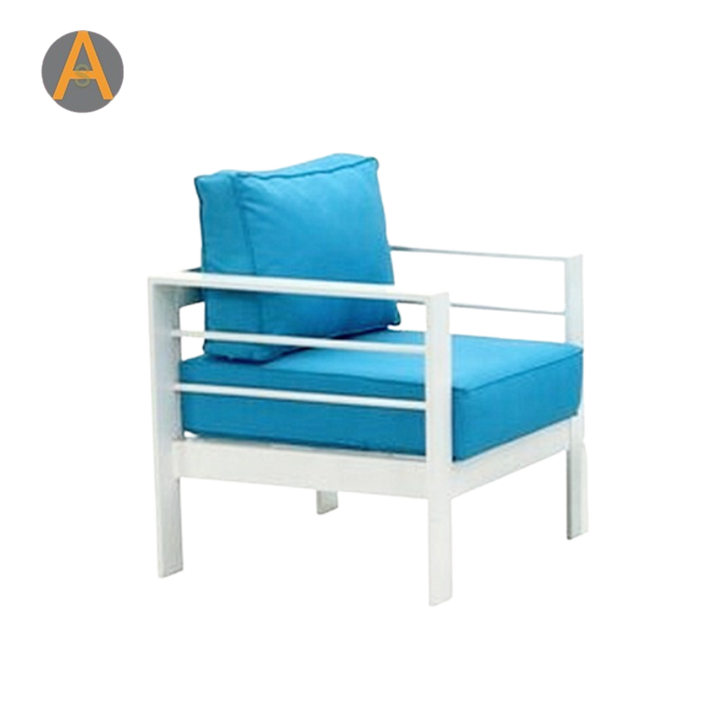 Sofá de jardín modular de patio de aluminio Whitel para balcón para balcón