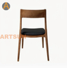 Diseño moderno Garantía de gama alta Muebles para el hogar apilables Sillas de comedor para eventos de madera maciza de larga duración para el comedor del hotel Restaurante Café