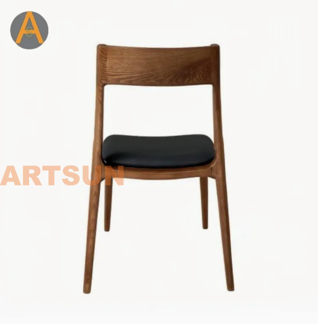 Diseño moderno Garantía de gama alta Muebles para el hogar apilables Sillas de comedor para eventos de madera maciza de larga duración para el comedor del hotel Restaurante Café